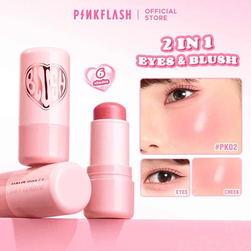 Pinkflash Multi-Use Watery Blush Stick ครีมบลัช High Pigment ติดทน thumbnail 10