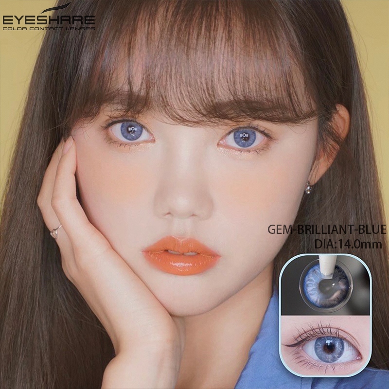 EYESHARE คอนแทคเลนส์สี GEM นักเรียนสวยแต่งหน้าคอนแทคเลนส์ 2 ชิ้น/คู่ตาแต่งหน้าคอนแทคเลนส์