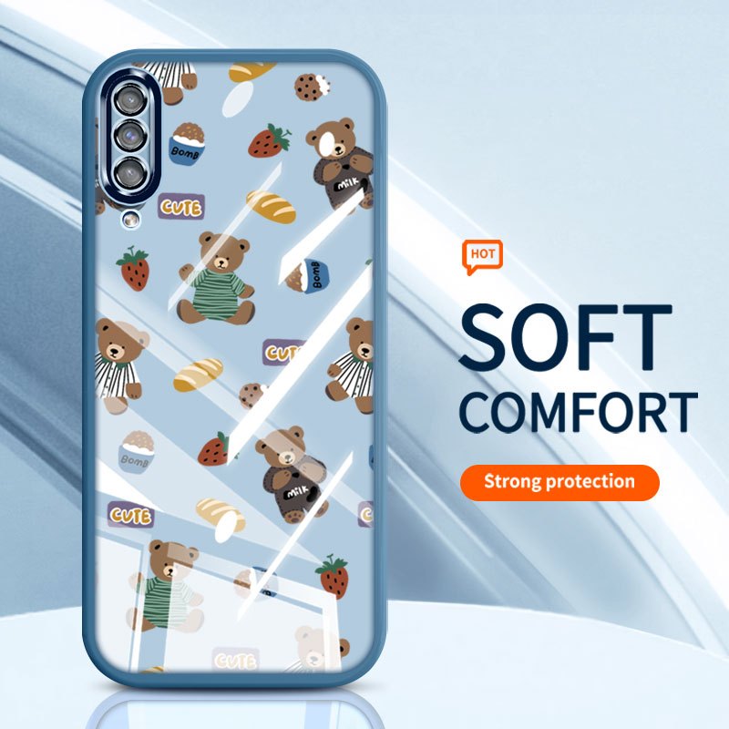 YBD สําหรับ Samsung Galaxy A50 A50S A30S A307 A03S A02S M02S A025 A307 เคสโทรศัพท์ของขวัญหมีน้อย Kap