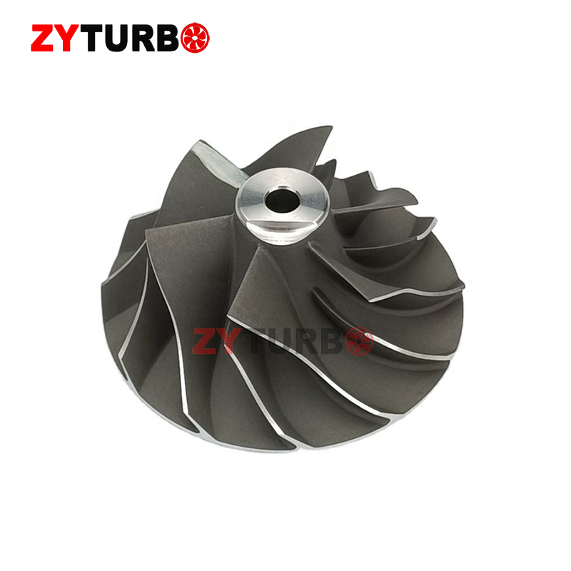 TD04 Turbo Compressor ล้อ 6+6 ใบมีด 37.8/49 มม.Universal TF035 พัดลมสําหรับ Mitsubishi Pajero I II L