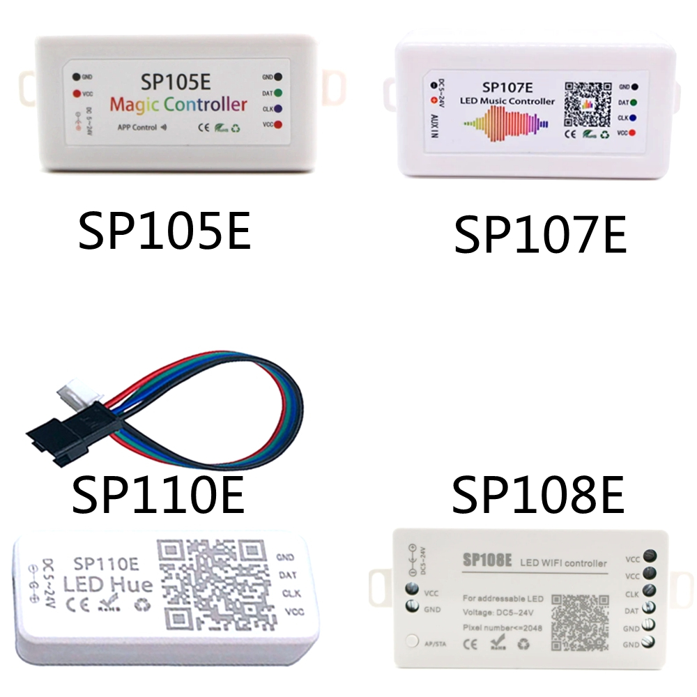 SP110E SP108E SP105E SP107E การประยุกต์ใช้ตัวควบคุมบลูทูธ Remote Operation DC5V-24V