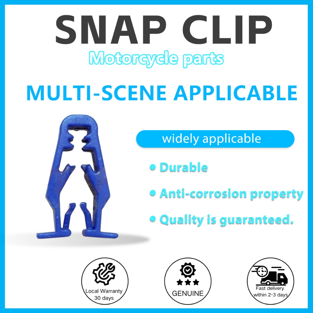 Fairing Clip Snap Clip (ต่อชิ้น) Adv150/Pcx150/Airblade/Beat F.i/Click125/150 V1 V2-MOTOLINK