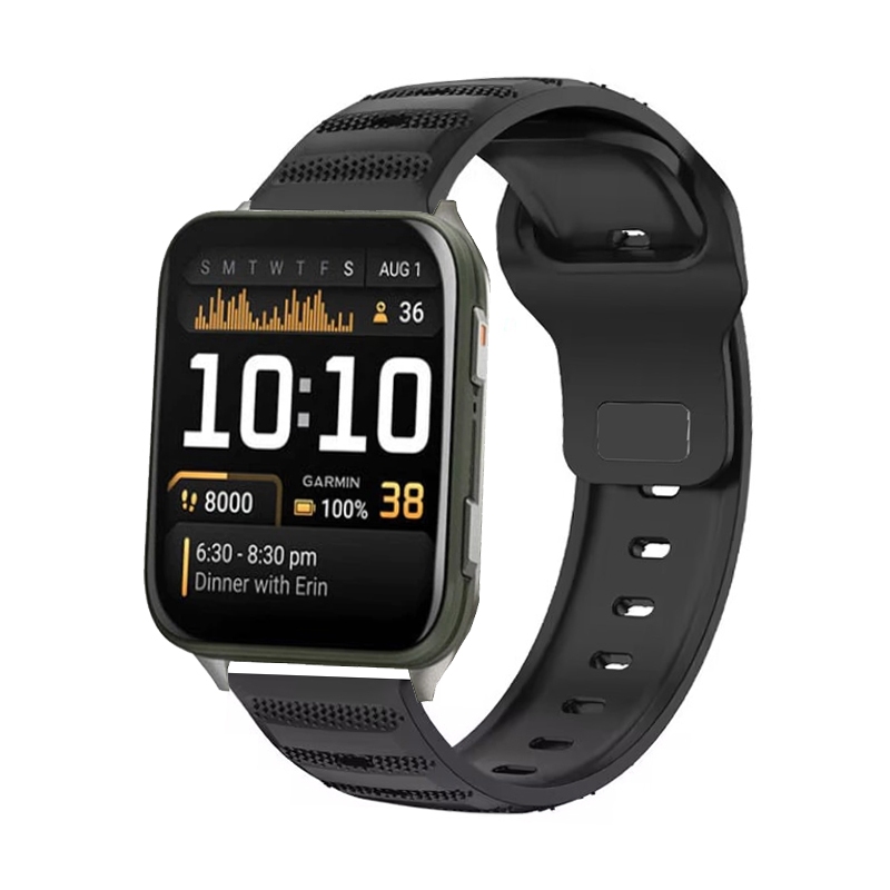 สาย Garmin Venu X1 สายรัดสายรัดข้อมือซิลิโคนสําหรับ Garmin Venu X1 สมาร์ทวอท์ชฟิล์มป้องกันหน้าจอสร้อยข้อมือกีฬาอุปกรณ์เสริม - รูปที่ 2