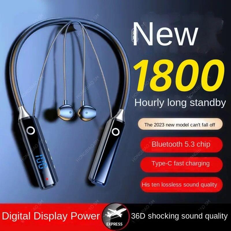 BONINE หูฟังไร้สายบลูทูธหูฟังพร้อมไมโครโฟนแบตเตอรี่ยาว Auriculares ชุดหูฟังคุณภาพสูงกีฬาสําหรับ TF C