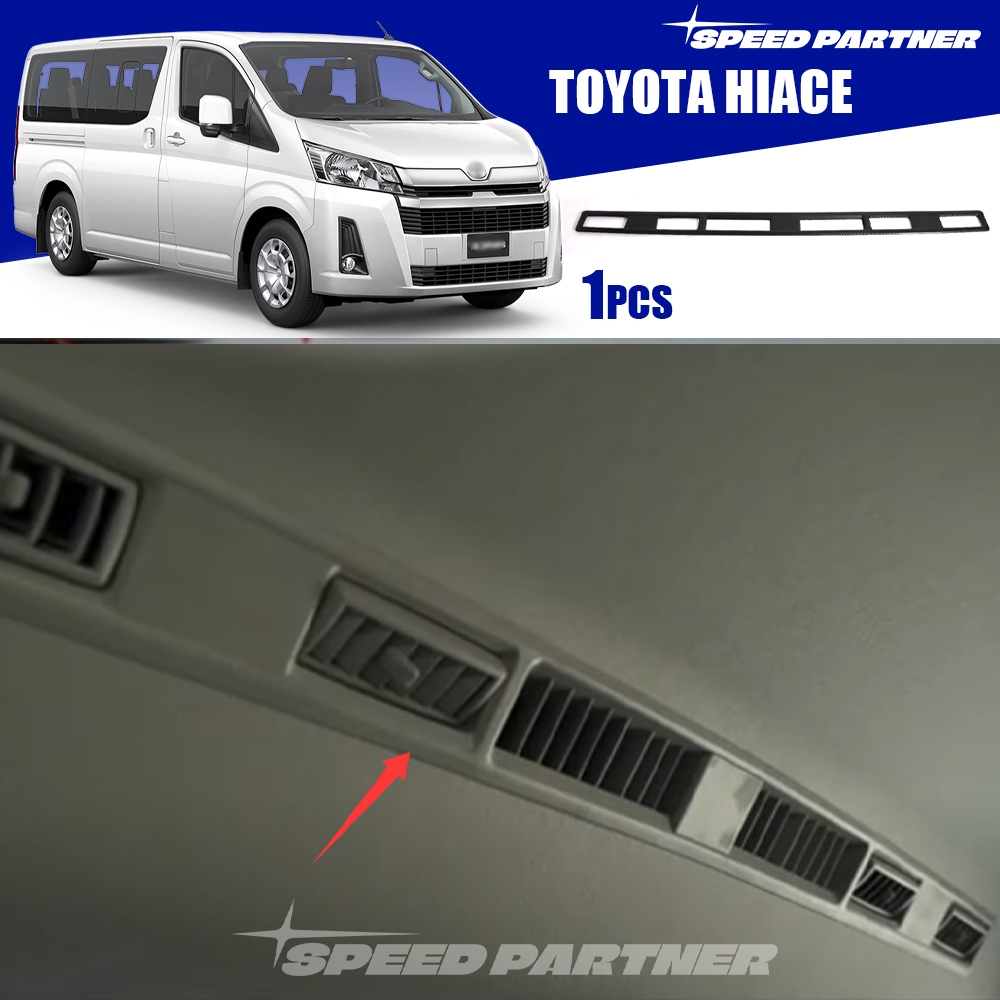 Toyota Hiace (2019-ปัจจุบัน) คิ้วช่องแอร์ด้านหลังสําหรับอุปกรณ์เสริม toyota hiace 300 gen6