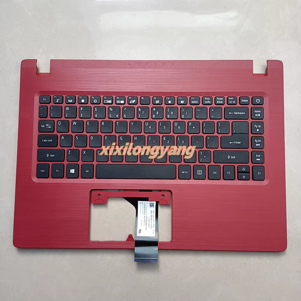 ใหม่สําหรับ ACER A114-32 A314-21 A314-32 N17Q4 แป้นพิมพ์แล็ปท็อปพร้อม palmrest case