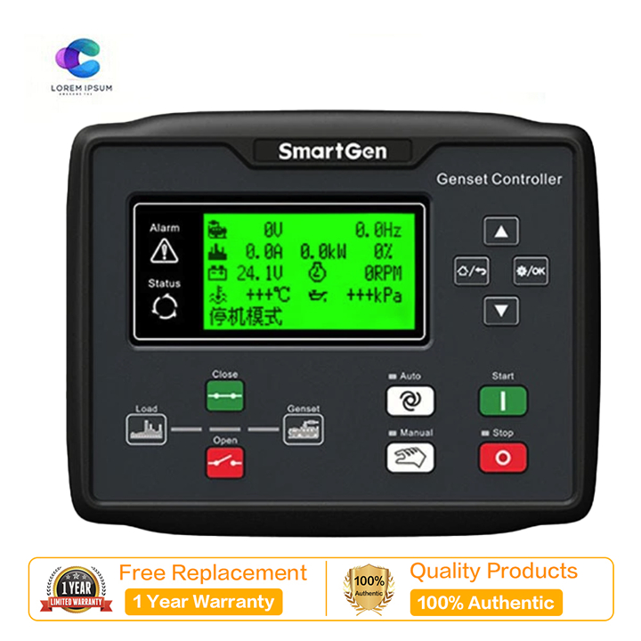 Smartgen HGM6110N ไฟฟ้าอัตโนมัติระยะไกลจอแสดงผล lcd เครื่องกําเนิดไฟฟ้าดีเซลเริ่มต้นอัตโนมัติแผงควบคุมเครื่องยนต์ smartgen controller HGM6110N