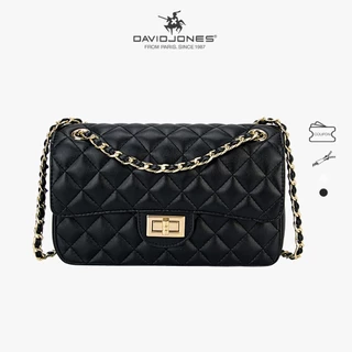 David Jones Paris 2025 Spring Summer New Collection Designer Women Crossbody Bags Stitch design หนัง pu female Soft and Supple bag