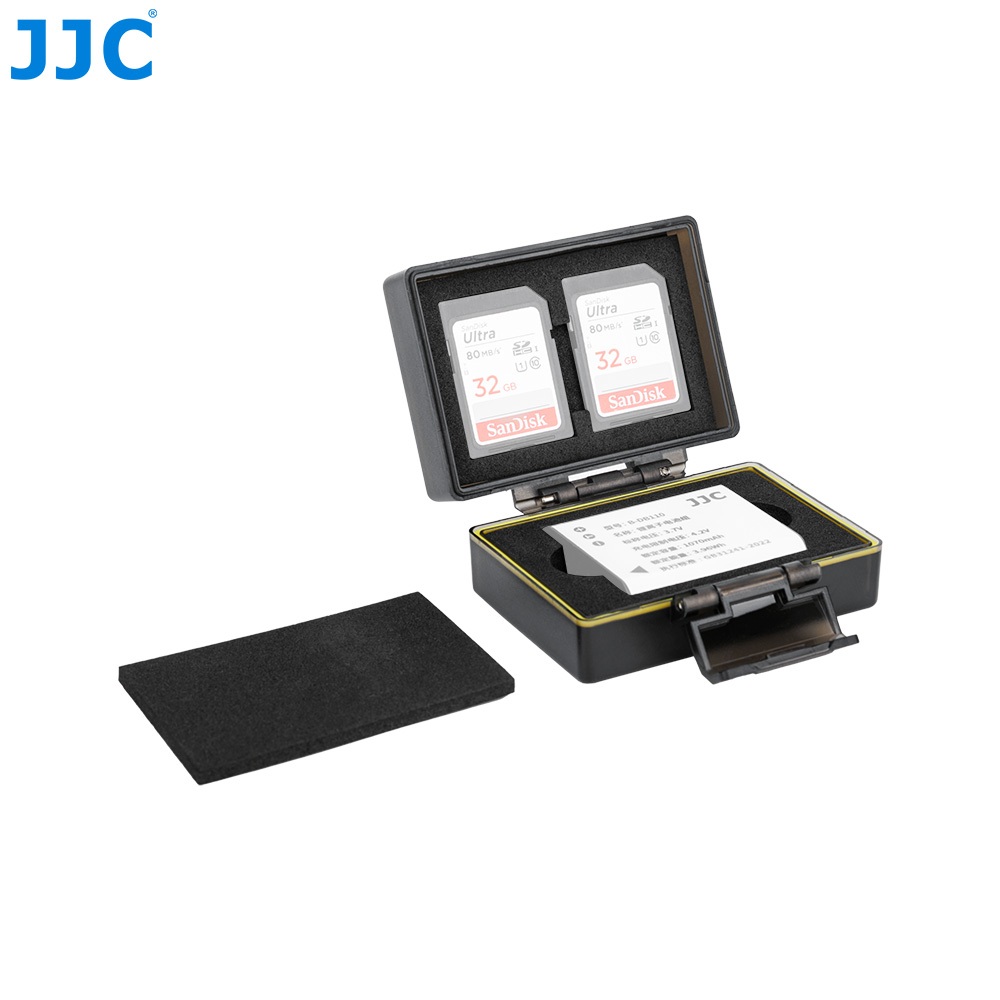 JJC Ricoh DB-110 Battery Case แบตเตอรี่สําหรับ Ricoh GR3 GR3x GR III GR IIIx GR3 HDF พร้อมช่องเสียบการ์ด SD Card Case - รูปที่ 6