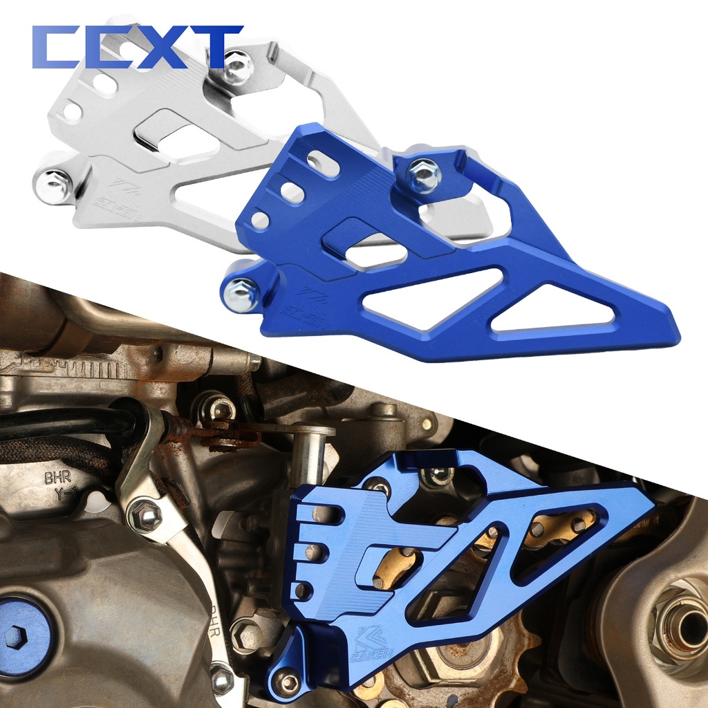 CNC สเตอร์หน้าฝาครอบโซ่ Protector Guard สําหรับ Yamaha YZ450F 2023 WR450F 2024 YZ450F 50TH 2024 YZ45