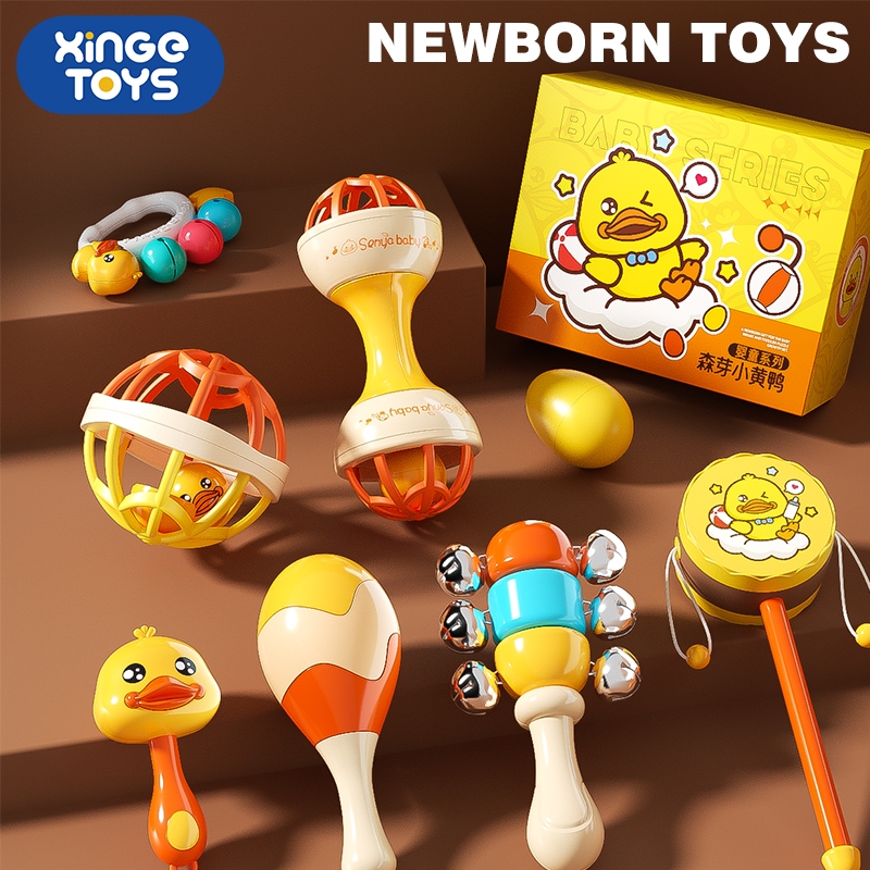 【ขายดี】ของเล่นยางกัด แบบนิ่ม เพื่อการเรียนรู้ สําหรับเด็กผู้ชาย และเด็กผู้หญิง 8 ชิ้น