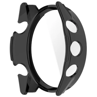 กรณีคอมพิวเตอร์แข็งพร้อมฝาป้องกันหน้าจอฟิล์มแก้วนิรภัยสำหรับ Garmin Forerunner 570 47mm 42mm