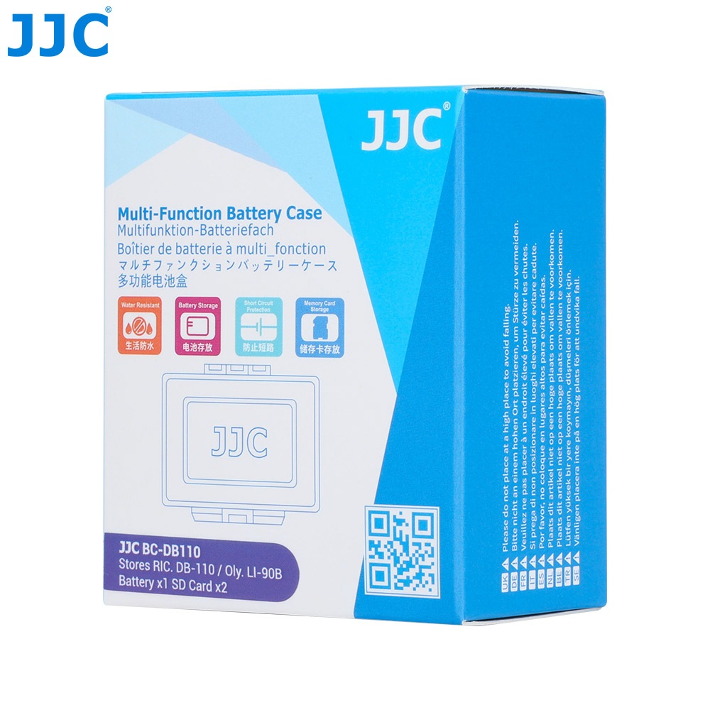 JJC Ricoh DB-110 Battery Case แบตเตอรี่สําหรับ Ricoh GR3 GR3x GR III GR IIIx GR3 HDF พร้อมช่องเสียบการ์ด SD Card Case - รูปที่ 7