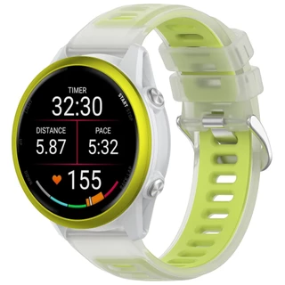 20 มม.เยลลี่สีสายรัดกีฬาสําหรับ Garmin Vivoactive 5/ Vivoactive 6/ Vivoactive 3 Music/Forerunner 55 / 70 / 170 / 165 / 245 / 645 / 158 / 168 / Approach S50 / 570 42mm