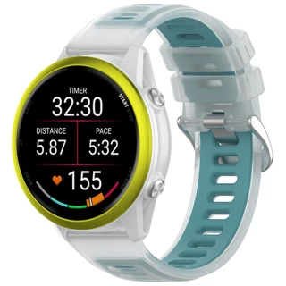 20 มม.เยลลี่สีสายรัดกีฬาสําหรับ Garmin Vivoactive 5/ Vivoactive 6/ Vivoactive 3 Music/Forerunner 55 / 70 / 170 / 165 / 245 / 645 / 158 / 168 / Approach S50 / 570 42mm