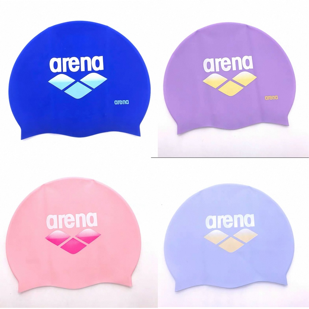 หมวกว่ายน้ําซิลิโคน Unisex แบบพิมพ์ยืดหยุ่นสูงกันน้ํา ขนาดใหญ่พิเศษ