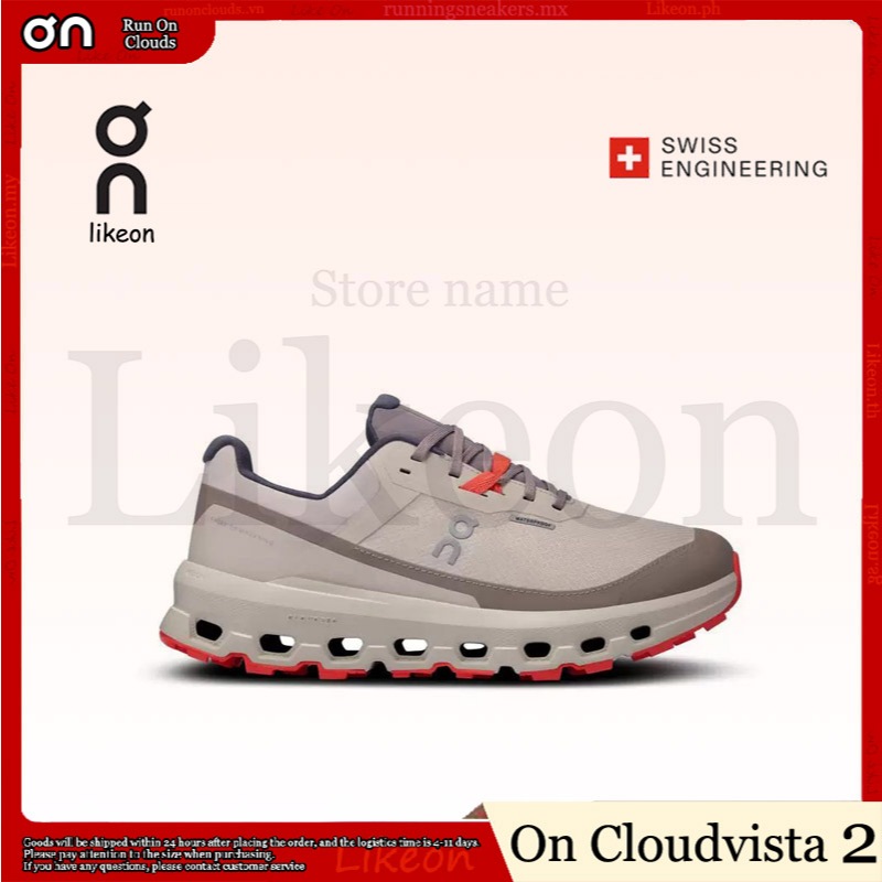 On Cloudvista 2 รองเท้าวิ่งดูดซับแรงกระแทกกันลื่นที่สะดวกสบาย