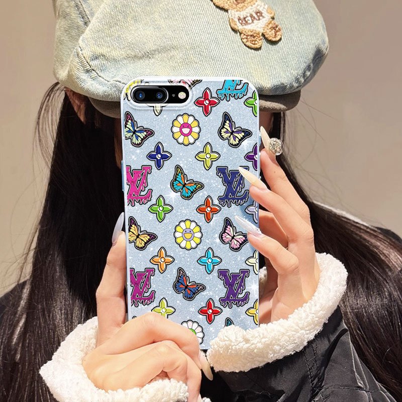 YBDเคสโทรศัพท์แฟชั่นสําหรับIphone 7 Plus 8 Plus XR XS MAX 6 Plus 6S Plus SE 2020 IMD Niche High-end 