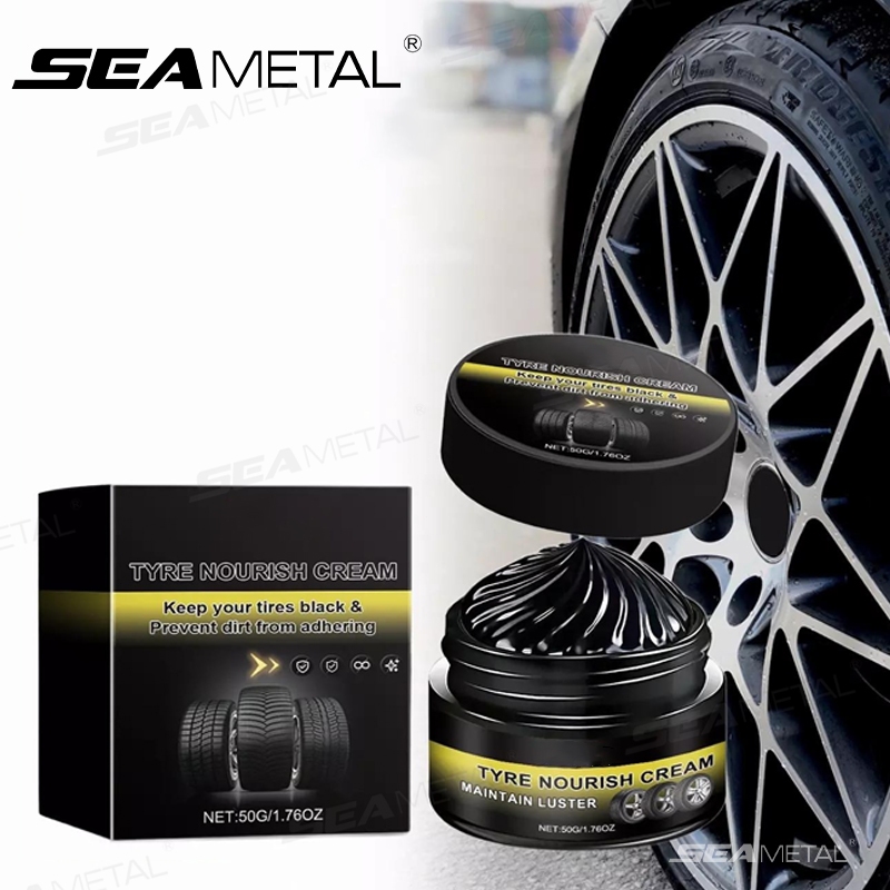 SEAMETAL เคลือบยางดำ น้ำยาขัดเงา ครีมขัด เคลือบสีรถยนต์ การบำรุงรักษายาง