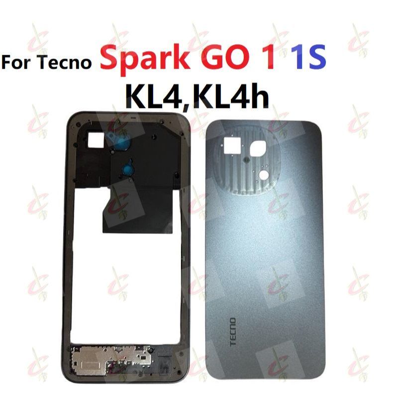 บอดี้ Body ฝาหลัง บอดี้กลาง สําหรับ Tecno Spark go 1 1S MIddle Frame KL4 KL4n
