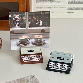 Vintage เครื่องพิมพ์ดีดหมายเหตุเครื่องประดับเดสก์ท็อปข้อความ…