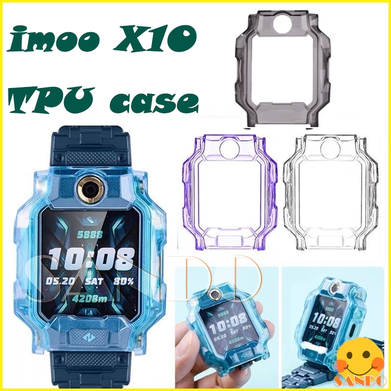เคส imoo Flagship X10 เคสป้องกันนาฬิกาข้อมือ imoo kids X10 แบบใส เคสนิ่ม เคส imoo X10 PC เคส imoo  w