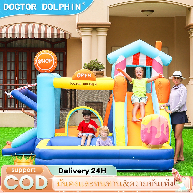 ปราสาทเป่าลมสําหรับเด็ก ความบันเทิงกลางแจ้ง คุณภาพสูง ความจุรับน้ําหนัก:300กิโลกรัม