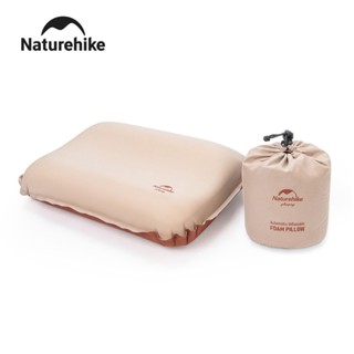 Naturehike หมอนเป่าลมอัตโนมัติ หมอนตั้งแคมป์กลางแจ้ง หมอนเดิ…