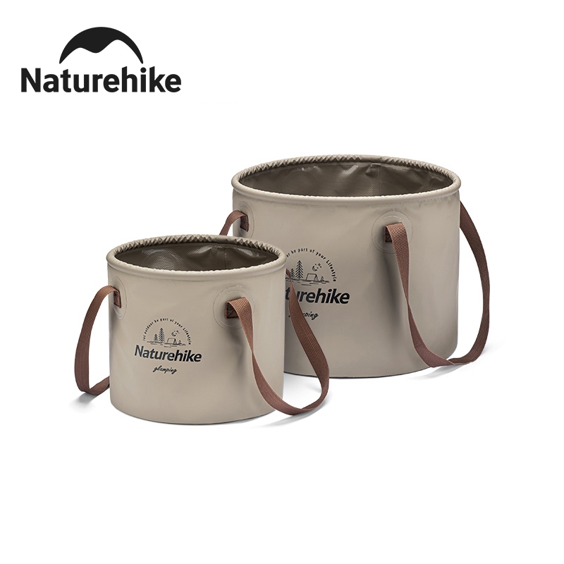Naturehike แบบพกพากลางแจ้งพับถังท่องเที่ยวอ่างล้างหน้าอ่างล้างหน้าถังซักผ้า