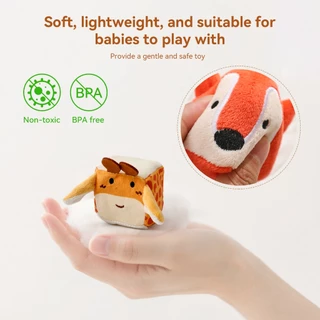 Montessori ของเล่น Mini House Baby Plush ของเล่นเด็กมือ Eye การประสานงาน Sensory ปริศนาของเล่นสีและรูปร่างความรู้ความเข้าใจ