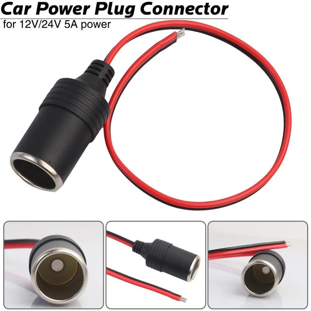 12V 10A Max 120W รถไฟแช็ก Splitter Power Adapter สายชาร์จปลั๊กซ็อกเก็ตหญิงคุณภาพสูงอุปกรณ์เสริมในรถย