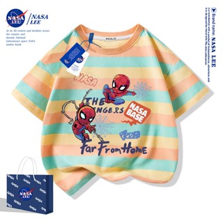 【ส่งเร็ว 48 ชม.】 เสื้อยืด NASA ผ้าฝ้าย ใส่สบาย ชุดทุกวัย ลาย…