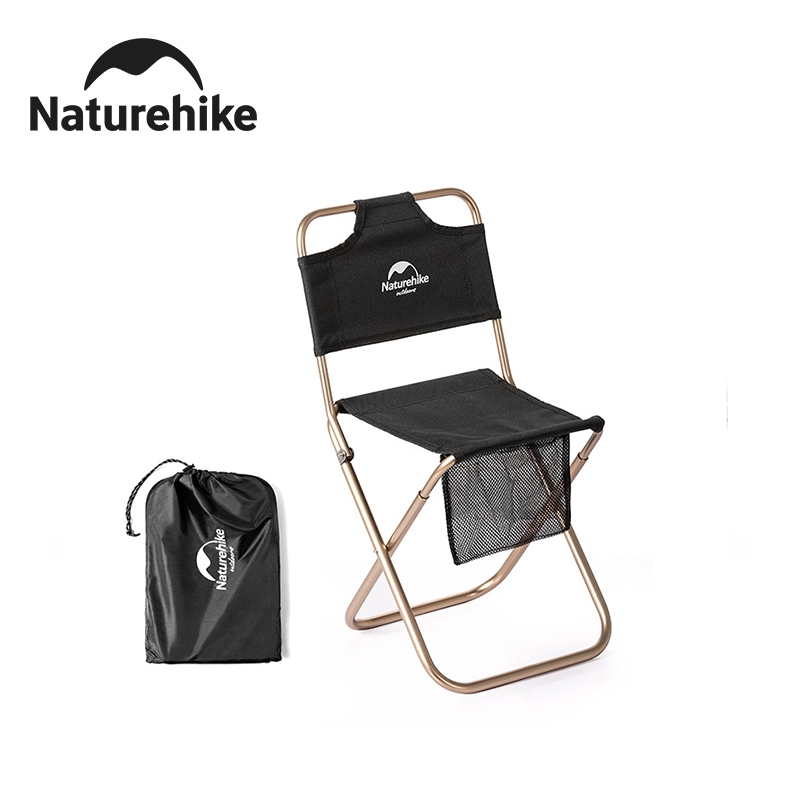 Naturehike เก ้ าอี ้ พับแบบพกพาอลูมิเนียมน ้ ําหนักเบาพิเศษกลางแจ ้ ง