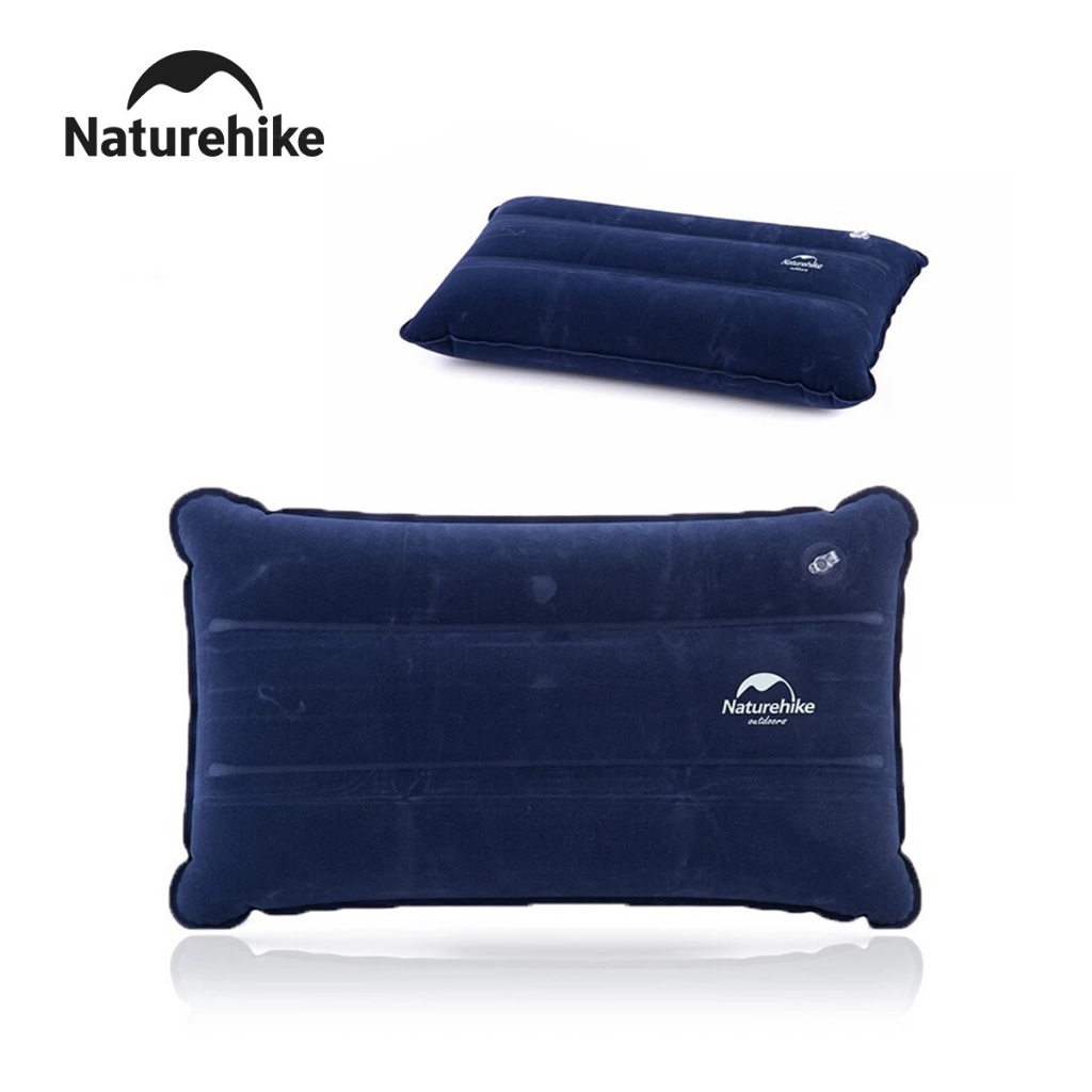 Naturehike หมอนพองบีบอัดพับหมอนกันลื ่ นผ ้ าหนังนิ ่ มใช ้ สําหรับเดินทางกลางแจ ้ ง NH18F018-Z