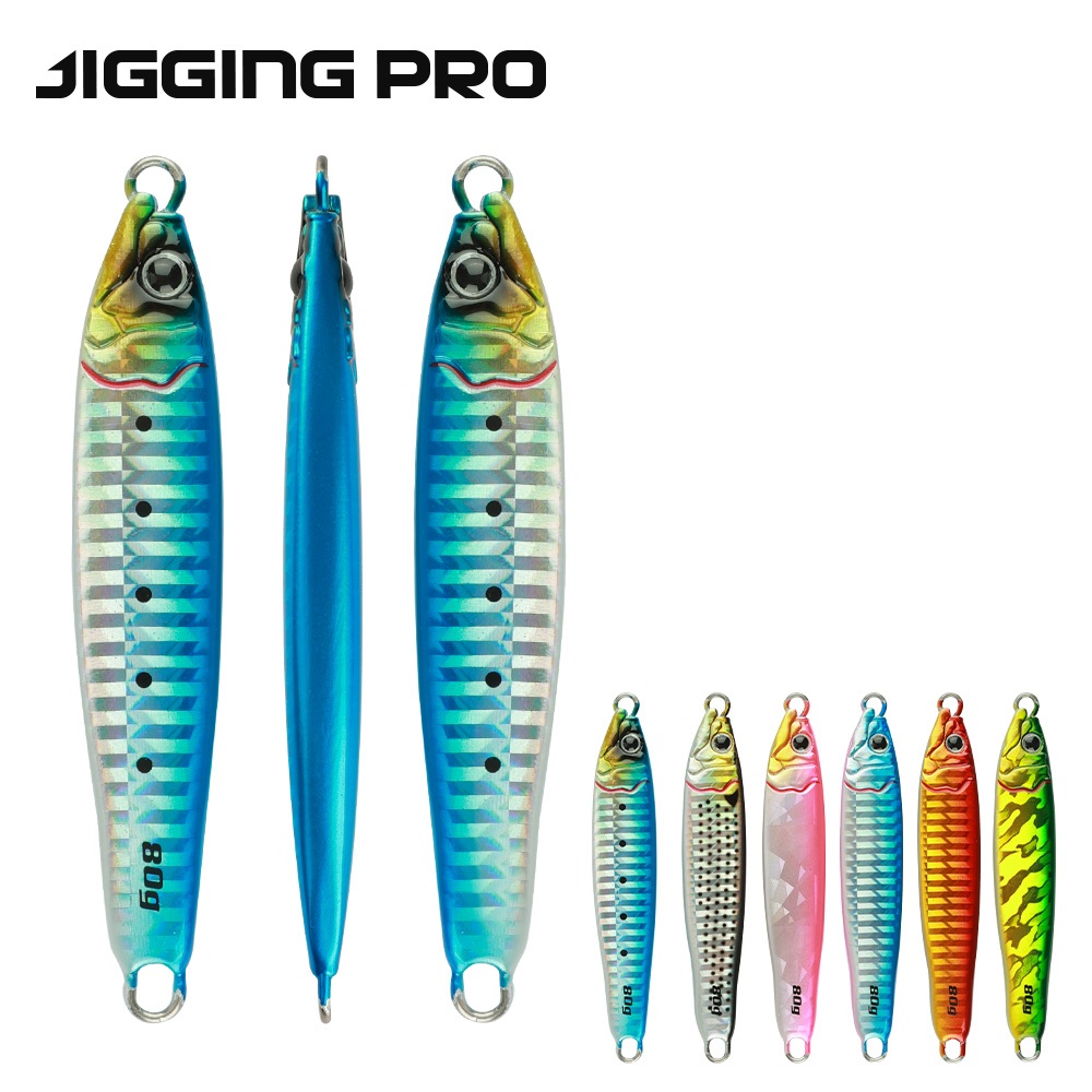 JIGGINGPRO 60g 80g 100g 120g 150g 180g 200g Coso Jig Fishing Lure ตกปลาทะเล Jigs โลหะ JIG Pesca Mare เหยื่อตกปลา