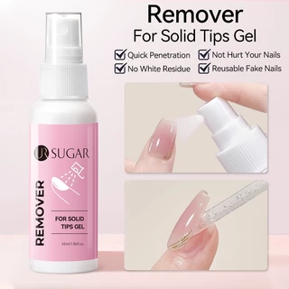 【Local】UR SUGAR 55ml เคล็ดลับเล็บปลอม Remover สําหรับเคล็ดลับแข็งเจล Remover เล็บของเหลวง่ายต่อการ Soften Remover กดบนเล็บเจลเคล็ดลับปลอม เครื่องมือ