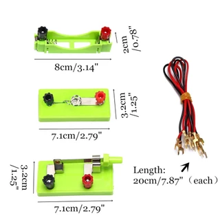 GeeToy ของเล่นการศึกษา DIY วงจรพื้นฐาน การเรียนรู้ไฟฟ้า ชุดทดลองวิทยาศาสตร์สำหรับเด็ก