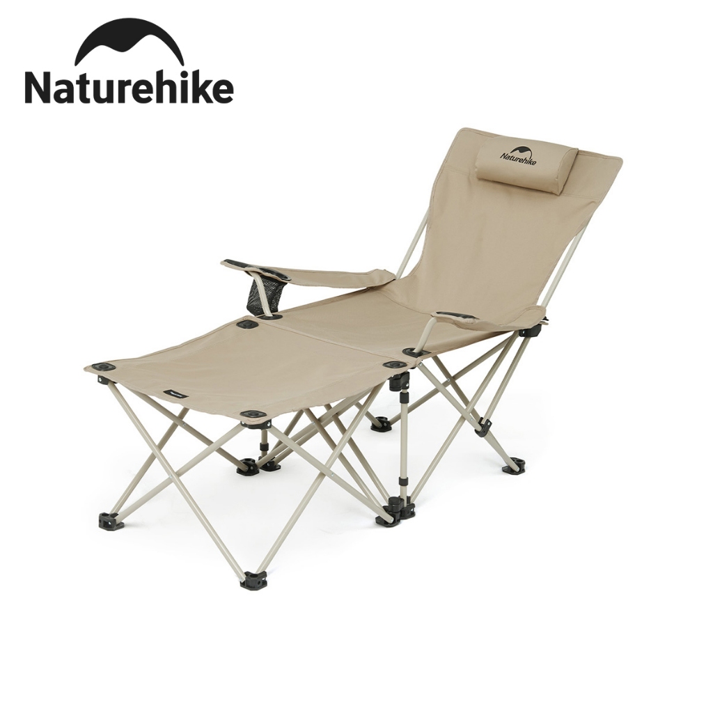Naturehike เก้าอี้พับ อเนกประสงค์ แบบพกพา สําหรับตั้งแคมป์กลางแจ้ง