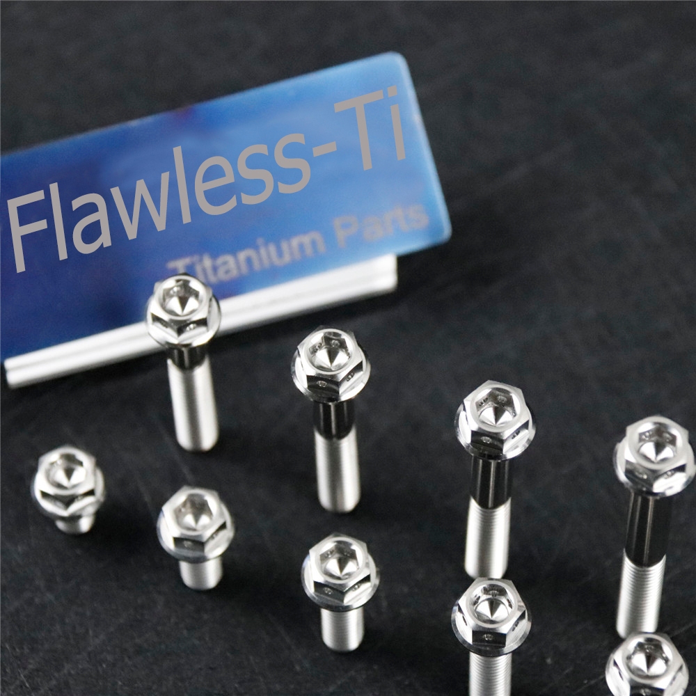FLAWLESSTI M6x10-50 Gr5 สลักเกลียวไทเทเนียมเครื่องยนต์ Crankcase เบรคปั๊มสลักเกลียวสําหรับ Honda Forza 350 PCX 160 Giorno 125 Wave 125i Yamaha Xmax 300 Tmax 560 - รูปที่ 4