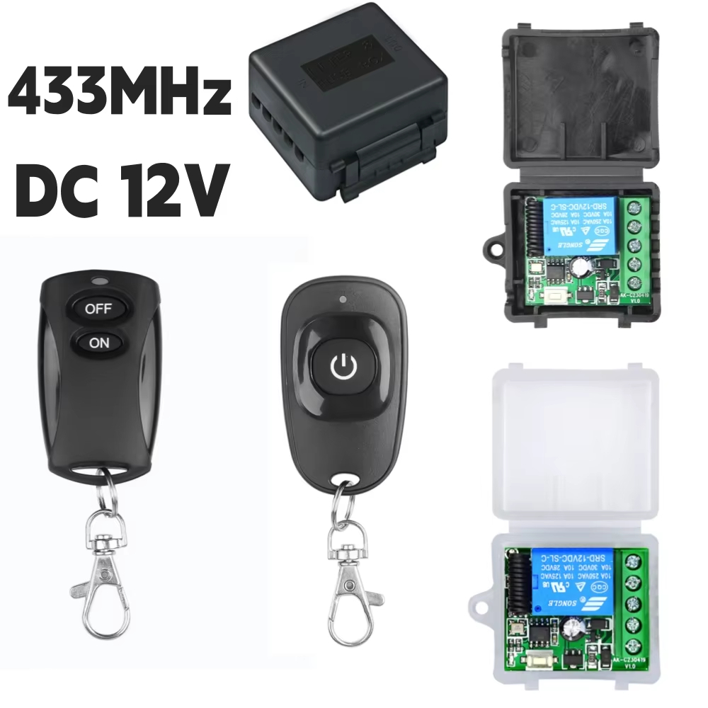 สวิตช์ไร้สาย 433MHz DC 12V