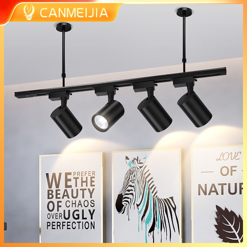 ไฟ LED ติดตาม Track Light 12W 20W 30W 40W 50W ซังสปอตไลท์ 220V โคมไฟบ้านห้องนั่งเล่นโชว์รูมร้านค้าเสื้อผ้าพิเศษ
