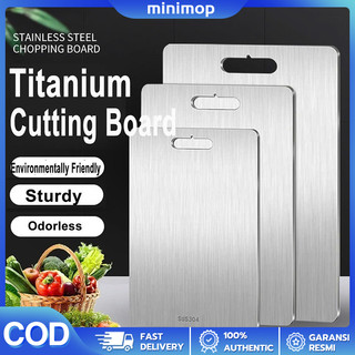 304 Stainless Steel Chopping Board Titanium Double-sided Food Grade Thickened Cutting Board