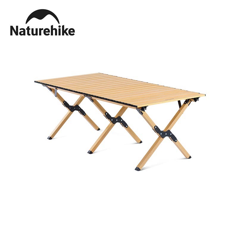 Naturehike โต๊ะปิกนิก อะลูมิเนียมอัลลอย แบบพกพา พับได้ สําหรับตั้งแคมป์กลางแจ้ง