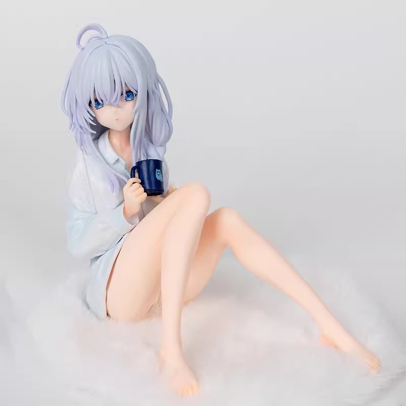 11ซม.อะนิเมะWanderingแม่มด: Journey of Elainaรูปนั่งตําแหน่งชุดนอนElainaถ้วยPVC Action Figuresตุ๊กตาของเล่นของขวัญ
