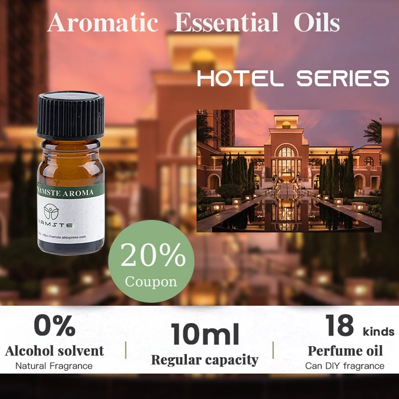 NAMSTE กลิ่นโรงแรมหรู 5/10ML น้ำมันหอมระเหย น้ำหอมอโรม่า Perfume Aroma Essential น้ำมันหอม
