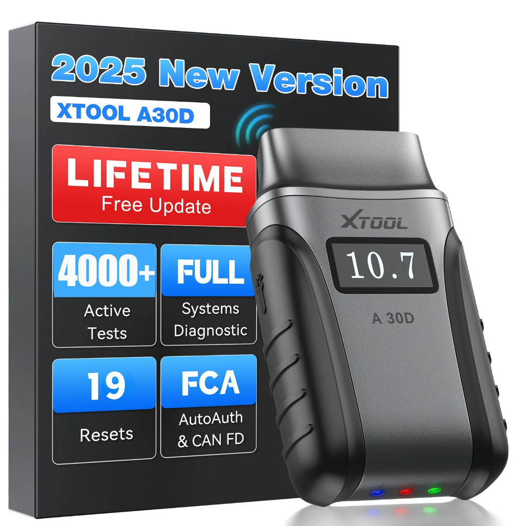 XTOOL A30D Lifetime Free Wireless Bidirectional Scan Tool Full System OBD2 Scanner 19+ Resets CANFD