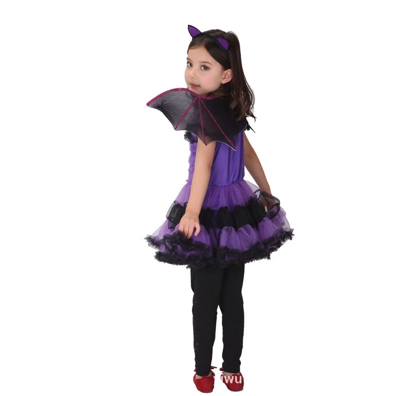 【จัดส่งด่วน】110-150cm ชุด ฮาโลวีน เด็ก ผู้หญิง ชุดแม่มด Halloween Dress-Up for Kids Girls กระโปรง + หมวก คลาสสิค เหมาะสำหรับ เครื่องแต่งกายสำหรับการแสดงบนเวที ปาร์ตี้ฮาโลวีน thumbnail 6