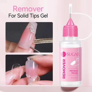 【Local】UR SUGAR 15ml น้ํายาล้างเล็บเจล Remover สําหรับกดบนเล็บปลอม ลบกาวแข็ง เจลปลายเล็บแข็ง