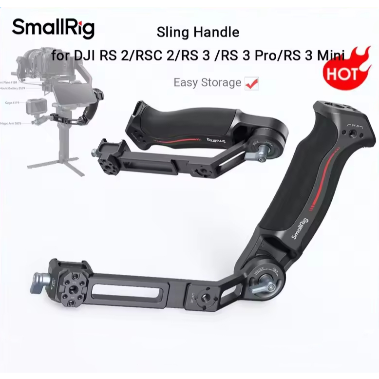 Smallrig ปรับจับสลิงด้ามจับสําหรับ DJI RS 2 / RS 3 / RS 3 Pro/ RS 3 Mini / RS 4 Pro / RS 4 Gimbal Ha