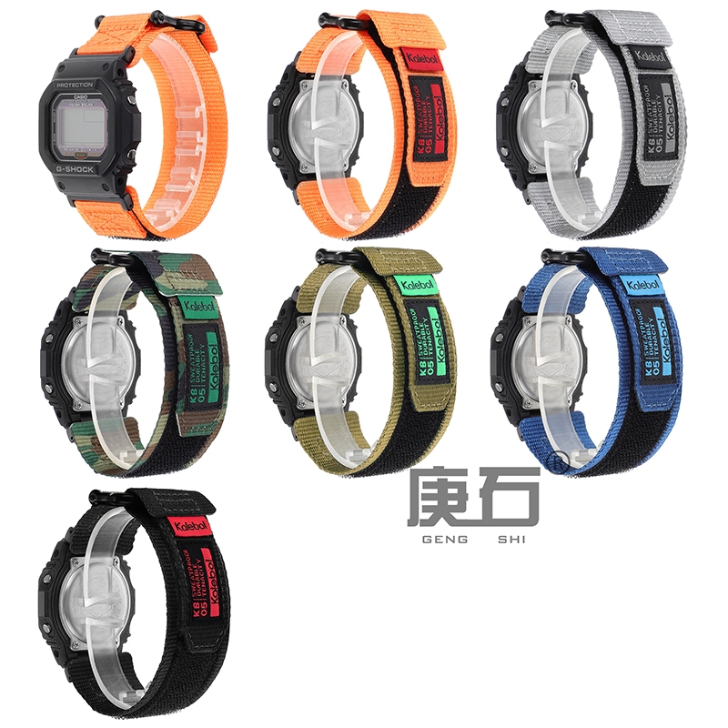 สายนาฬิกาไนลอนสําหรับ Casio DW-5600 GW-B5600 GW-M5610 G-5600 GW-5000 GW-5600BB DW-5600SK